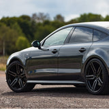 22" Vossen HF1 Black 22x9 22x10.5 1237 Concave Wheels Rims Fits Bentley Continen