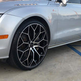 22" Gianelle Monte Carlo Silver 22x9 Concave Wheels Rims Fits Lexus RX350 RX450h