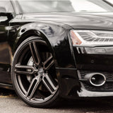 19" Vossen HF1 Grey 19x9 19x9 1094 Concave Wheels Rims Fits Audi B7 A4 Quattro