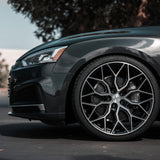21" Vossen HF2 Black 21X9 21X10.5 1181 Concave Wheels Rims Fits BMW F01 740 750