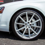 19" Vossen VFS-1 Silver 19x9 Hybrid Forged Concave Wheels Rims Fits Audi S4