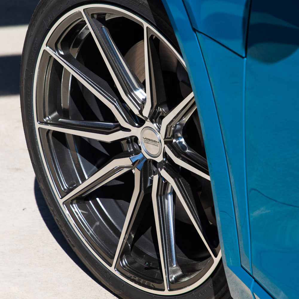 19" Vossen HF3 Grey 19X8.5 19X10 1103 Concave Wheels Rims Fits Infiniti G37 G37S
