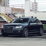 20" Vossen HF2 Black 20X9 20X9.5 1095 Concave Wheels Rims Fits Audi B8 A4 S4 Qua