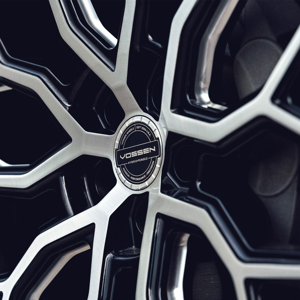 20" Vossen HF2 Black 20X9 20X9.5 1095 Concave Wheels Rims Fits Audi B8 A4 S4 Qua