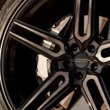 22" Vossen HF1 Black 22x10.5 22x10.5 1455 Concave Wheels Rims Fits Mercedes-Benz
