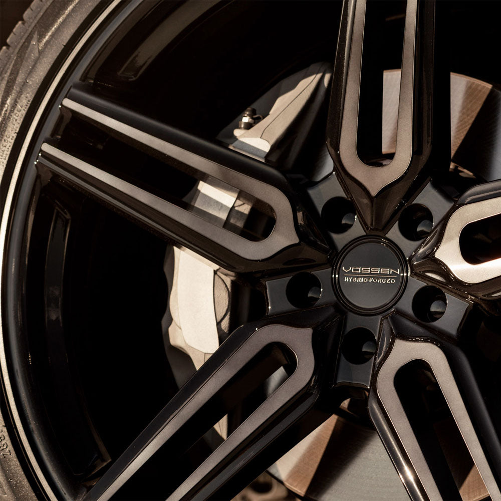 22" Vossen HF1 Black 22x9 22x10.5 1266 Concave Wheels Rims Fits Infiniti FX35 FX