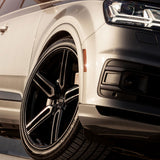 22" Vossen HF1 Black 22x10.5 22x10.5 1455 Concave Wheels Rims Fits Mercedes-Benz