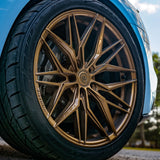 20" Rohana RFX17 20x9 Bronze Forged Concave Wheels Rims Fits Audi A4 B9