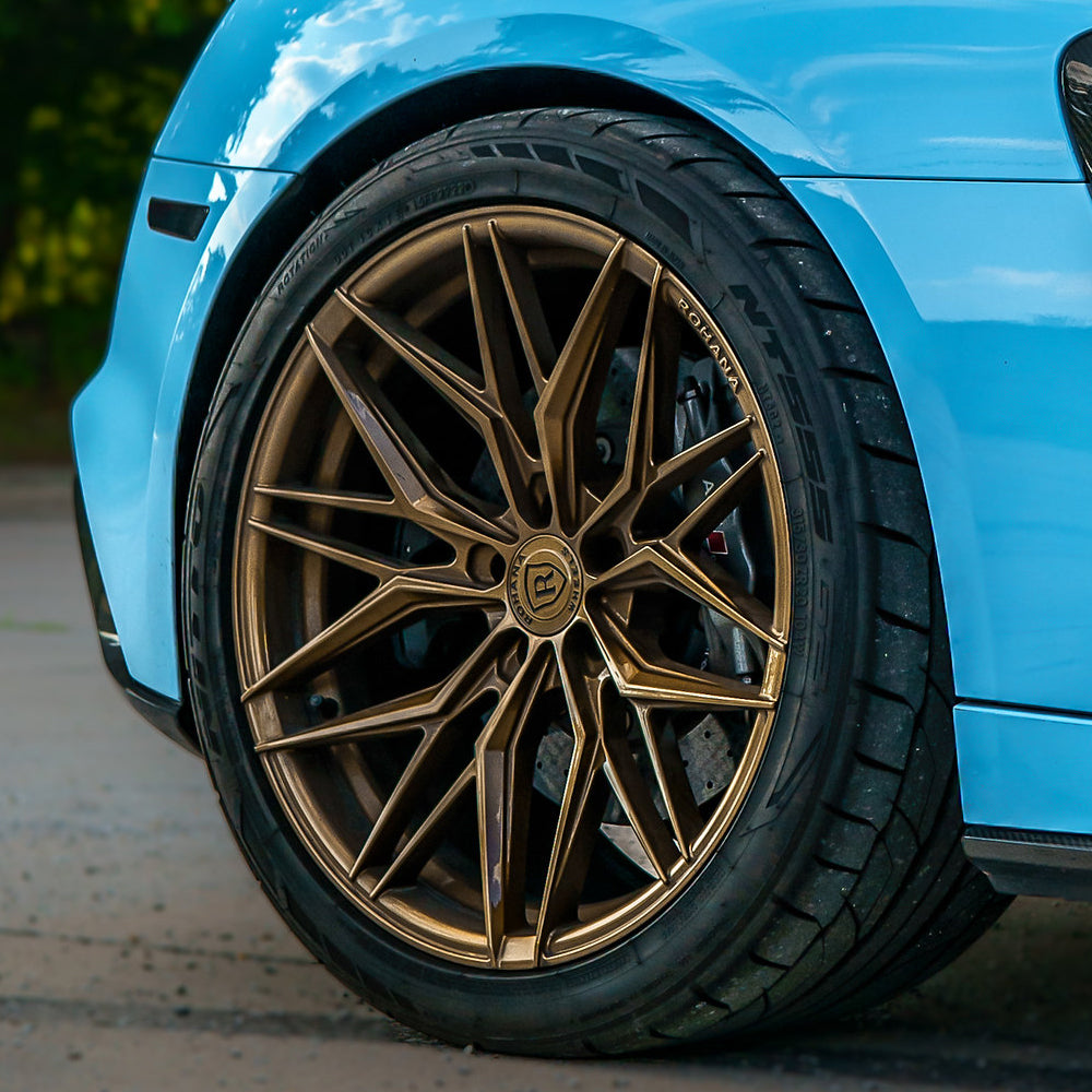 20" Rohana RFX17 20x9 Bronze Forged Concave Wheels Rims Fits Audi A4 B9