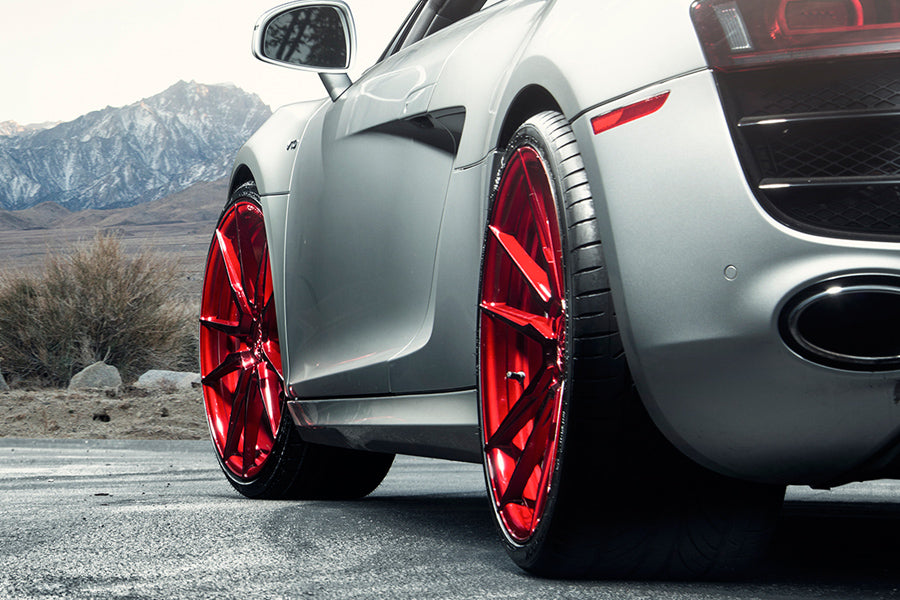 20" ROHANA RFX2 RED FORGED CONCAVE WHEELS RIMS FITS HYUNDAI GENESIS COUPE