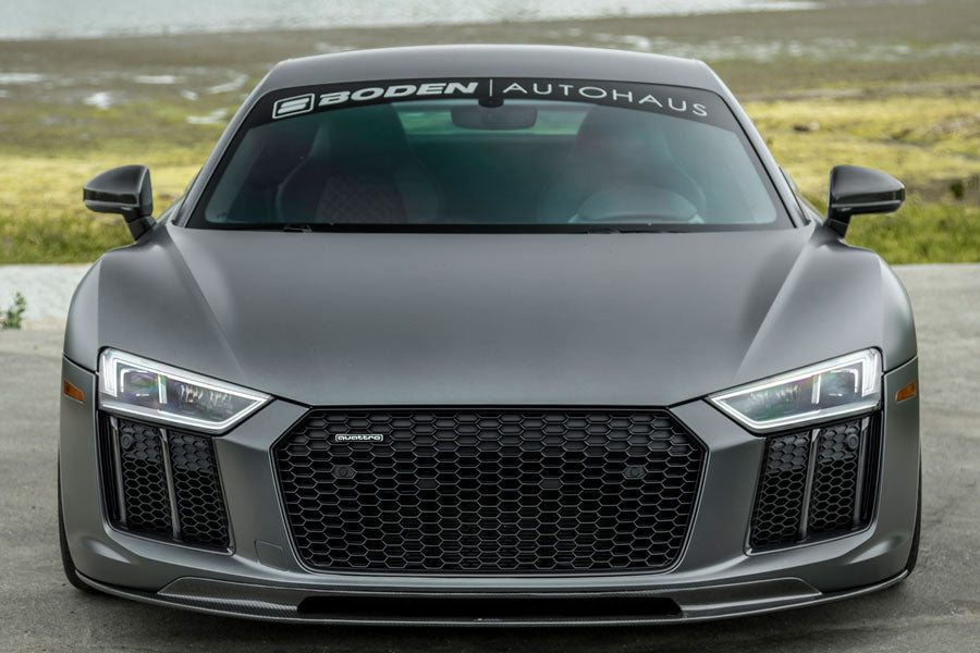 Vorsteiner VRS Aero Carbon Fiber Front Spoiler 2x2 Glossy Fits Audi R8 2017+