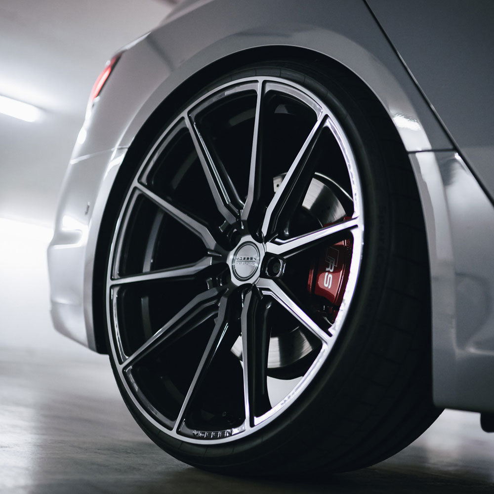 20" Vossen HF3 Black 20X10 20X11 1261 Concave Wheels Rims Fits Nissan GT-R