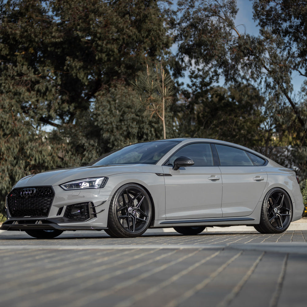 21" HRE FF11 Silver 21x9.5 Concave FlowForm Wheels Rims Fits Audi S6