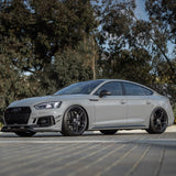 21" HRE FF11 Silver 21x9.5 Concave FlowForm Wheels Rims Fits Audi S6