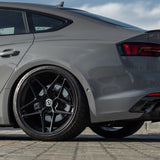 21" HRE FF11 Silver 21x9.5 Concave FlowForm Wheels Rims Fits Audi S6