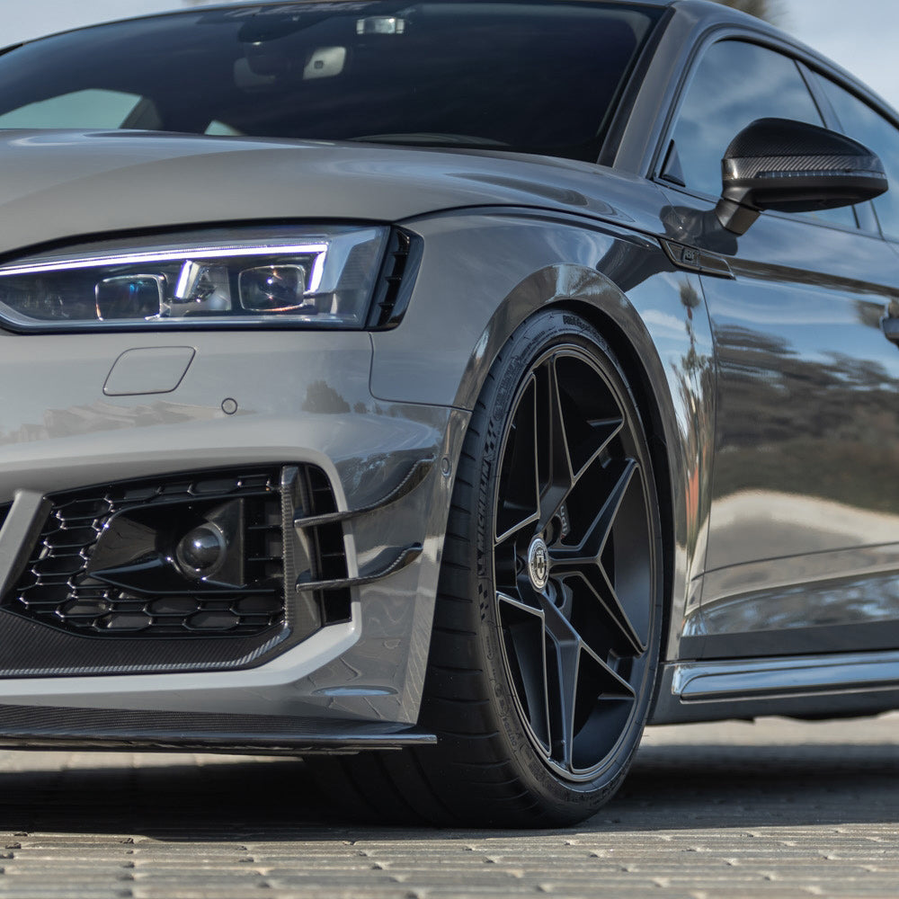 21" HRE FF11 Silver 21x9.5 Concave FlowForm Wheels Rims Fits Audi S6