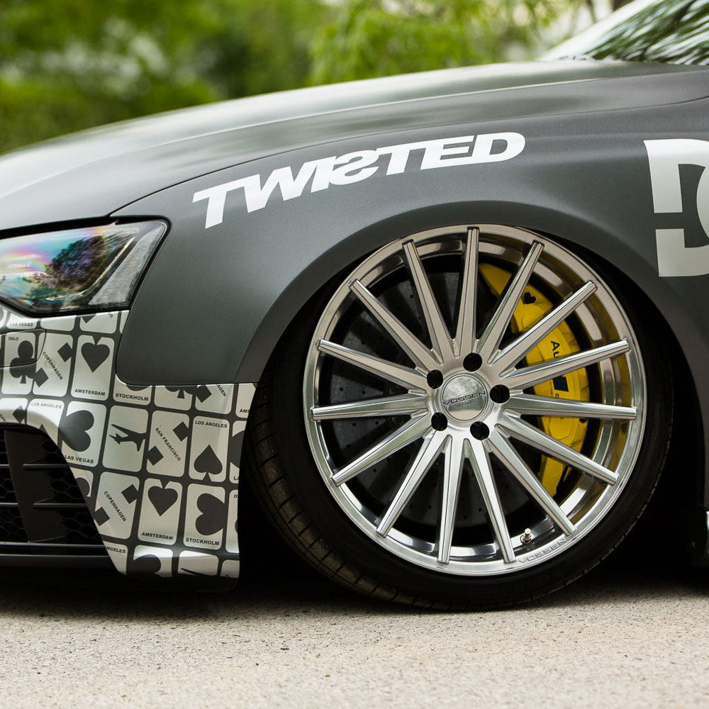 20" Vossen VFS-2 Black 20x9 20x10 Forged Wheels Rims Fits Benz CL500 CL600 CL55