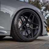 19" HRE FF11 Black 19x9 Forged Concave Wheels Rims Fits Audi C6 A6 Quattro