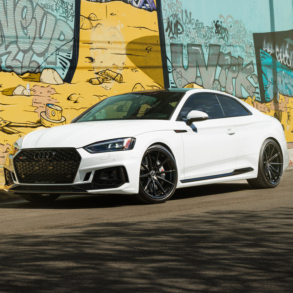20" Velgen VF10 20x10.5 Gloss Black Concave Wheels Rims Fits Audi RS5