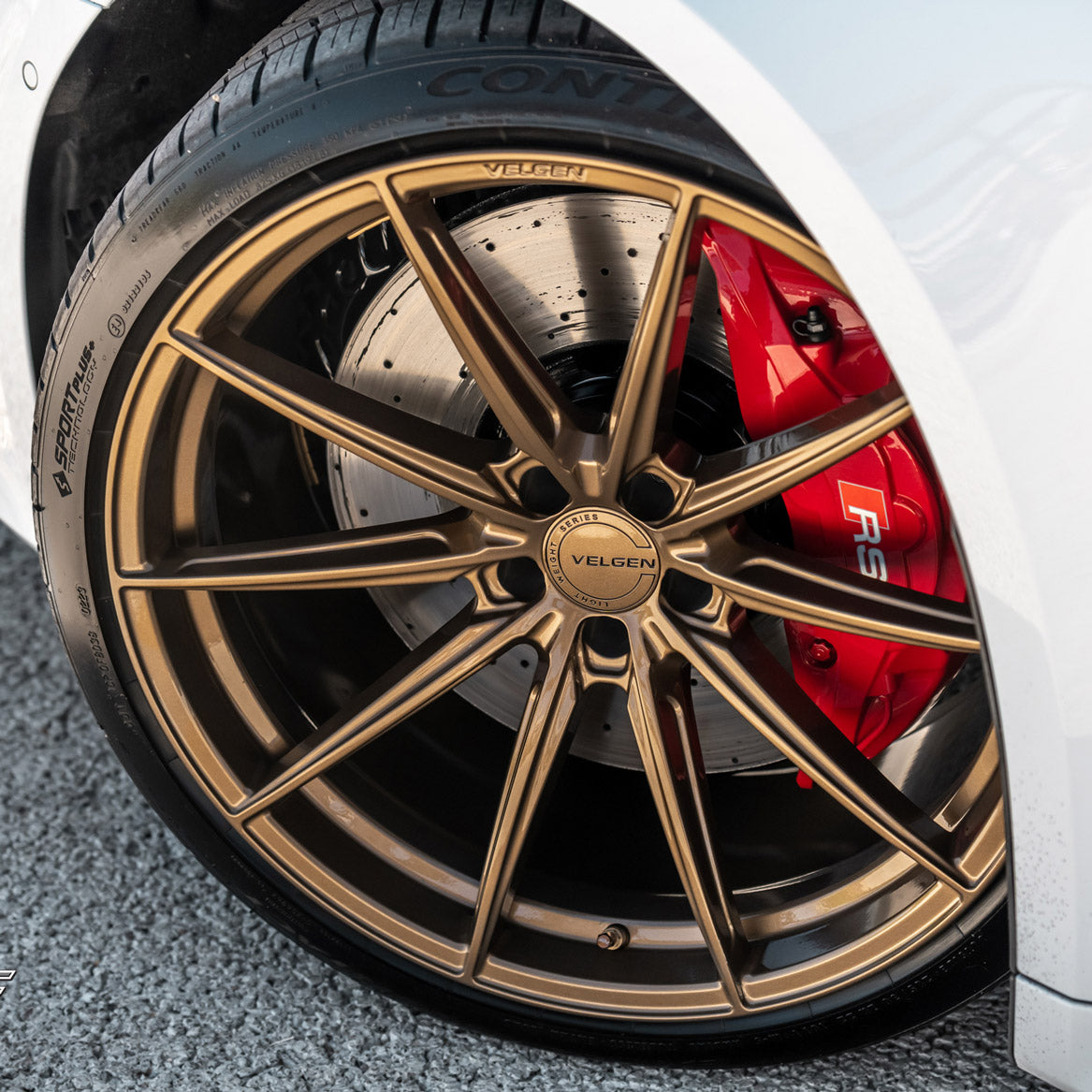 20" Velgen VF10 20x10.5 Gloss Bronze Concave Wheels Rims Fits Audi RS5