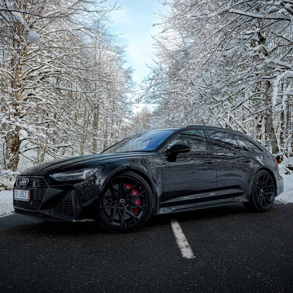 20" HRE FF10 Black Forged Concave Wheels Rims Fits Honda Civic Type R FK8