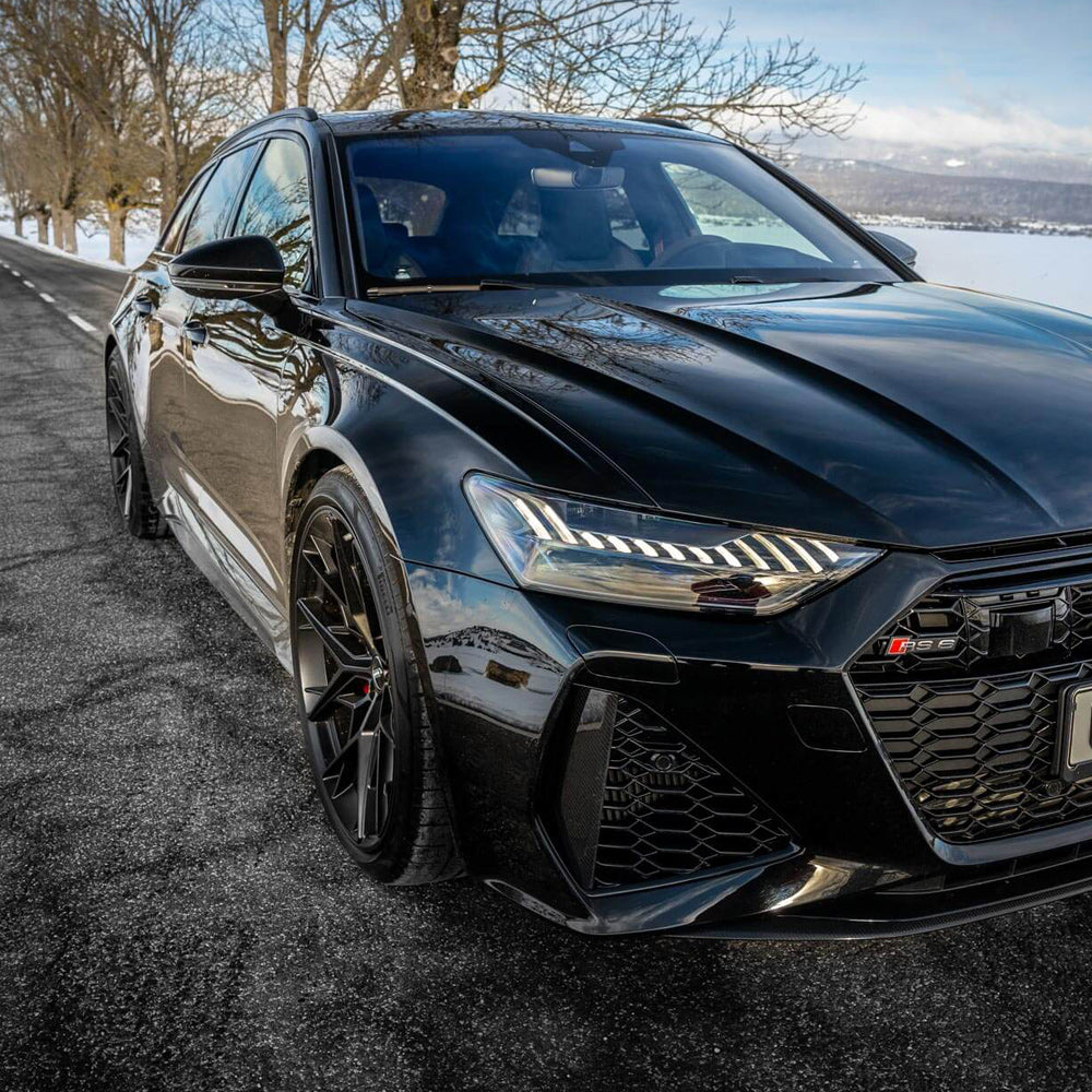 20" HRE FF10 Black Forged Concave Wheels Rims Fits Honda Civic Type R FK8