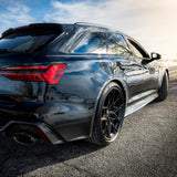 20" HRE FF10 Black Forged Concave Wheels Rims Fits Honda Civic Type R FK8