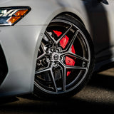 20" HRE FF11 Silver Forged Concave Wheels Rims Fits 2015-2019 Lexus GS F