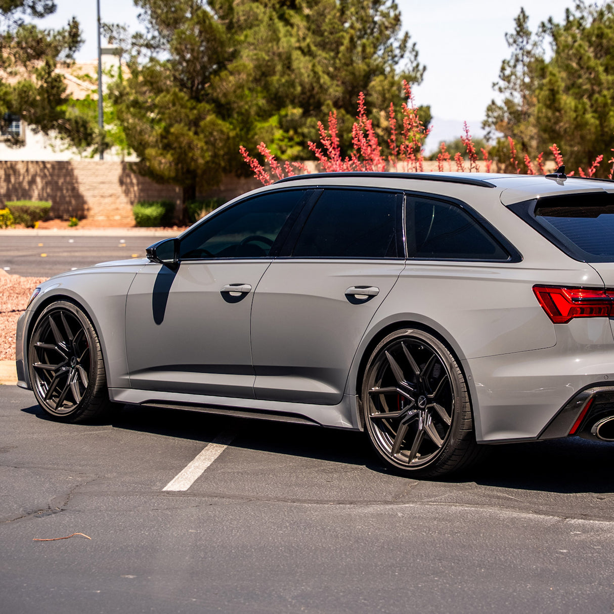 20" MV Forged MVF5 Black 20X9 Concave Wheels Rims Fits Audi B7 A4 Quattro