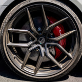 20" MV Forged MVF5 Black 20X9 20X11 Concave Wheels Rims Fits Audi R8