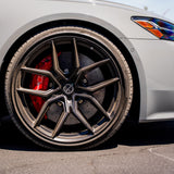 20" MV Forged MVF5 Black 20X9 20X10.5 Concave Wheels Rims Fits Dodge Challenger