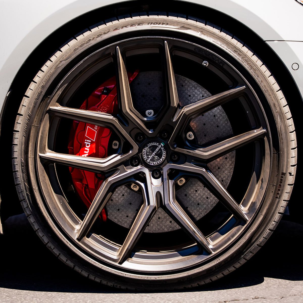 21" MV Forged MVF5 Black 21X9.5 Concave Wheels Rims Fits Audi B9 Q5 SQ5