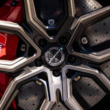 20" MV Forged MVF5 Black 20X9 20X11 Concave Wheels Rims Fits Audi R8