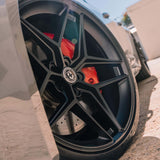 20" HRE FF11 Black 20x9 Forged Concave Wheels Rims Fits Audi S6