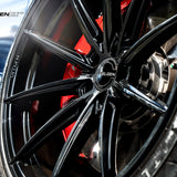 20" Velgen VF10 20x10.5 Gloss Black Concave Wheels Rims Fits Audi RS5