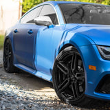 20" Vossen HF1 Black 20x8.5 20x11 1223 Concave Wheels Rims Fits Porsche Panamera