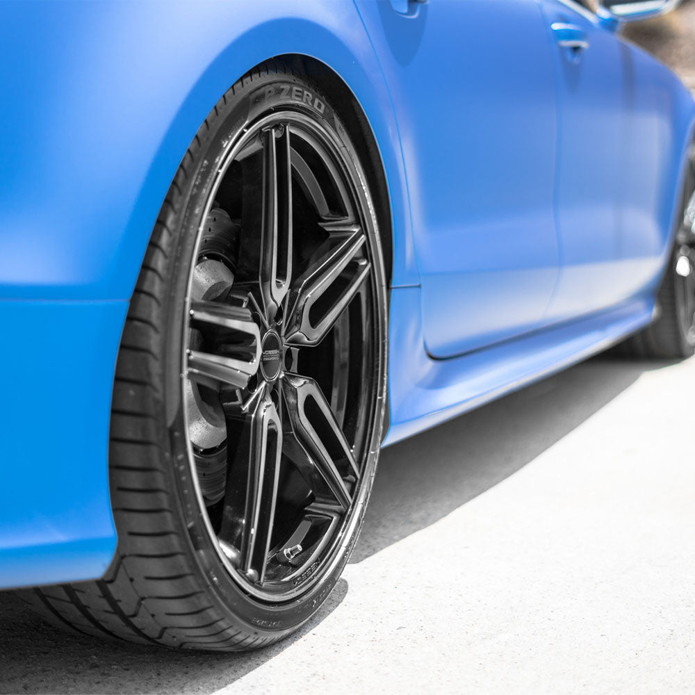 20" Vossen HF1 Black 20x8.5 20x9 1145 Concave Wheels Rims Fits Acura TSX