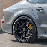 20" HRE FF11 Black 20x9 Forged Concave Wheels Rims Fits Audi C6 A6 Quattro