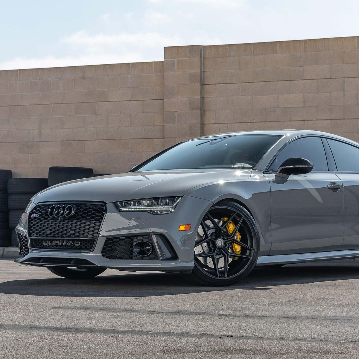 20" HRE FF11 Black 20x9 Forged Concave Wheels Rims Fits Audi C7 A6