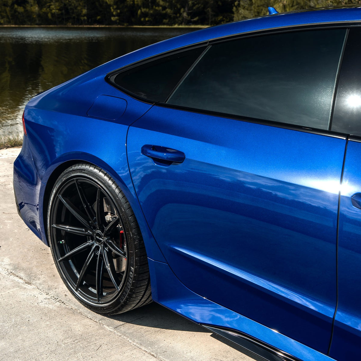 22" Velgen VF10 Gloss Black 22x10.5 Forged Wheels Rims Fits Audi RS6 RS7