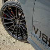 20" SAVINI BM16 CONCAVE GLOSS BLACK WHEELS RIMS FITS INFINITI G37 G37S