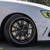 18" Vorsteiner V-FF 108 Forged Concave Graphite Wheels Rims Fits Audi B7 A4