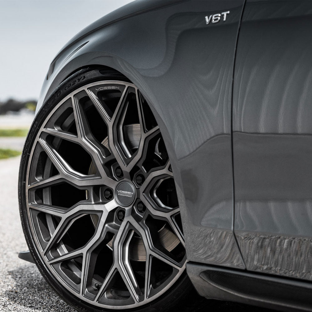 20" Vossen HF2 Grey 20X8.5 20X10.5 1170 Concave Wheels Rims Fits BMW 640 650