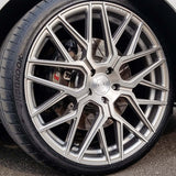 20" ROHANA RFX10 TITANIUM FORGED CONCAVE WHEELS RIMS FITS AUDI B8 A4 S4