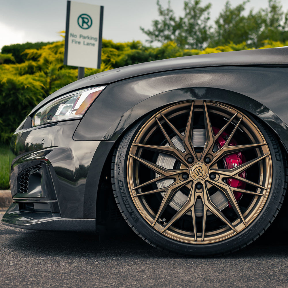 19" Rohana RFX17 Bronze Forged Concave Wheels Rims Fits 2005-2011 Audi C6 A6