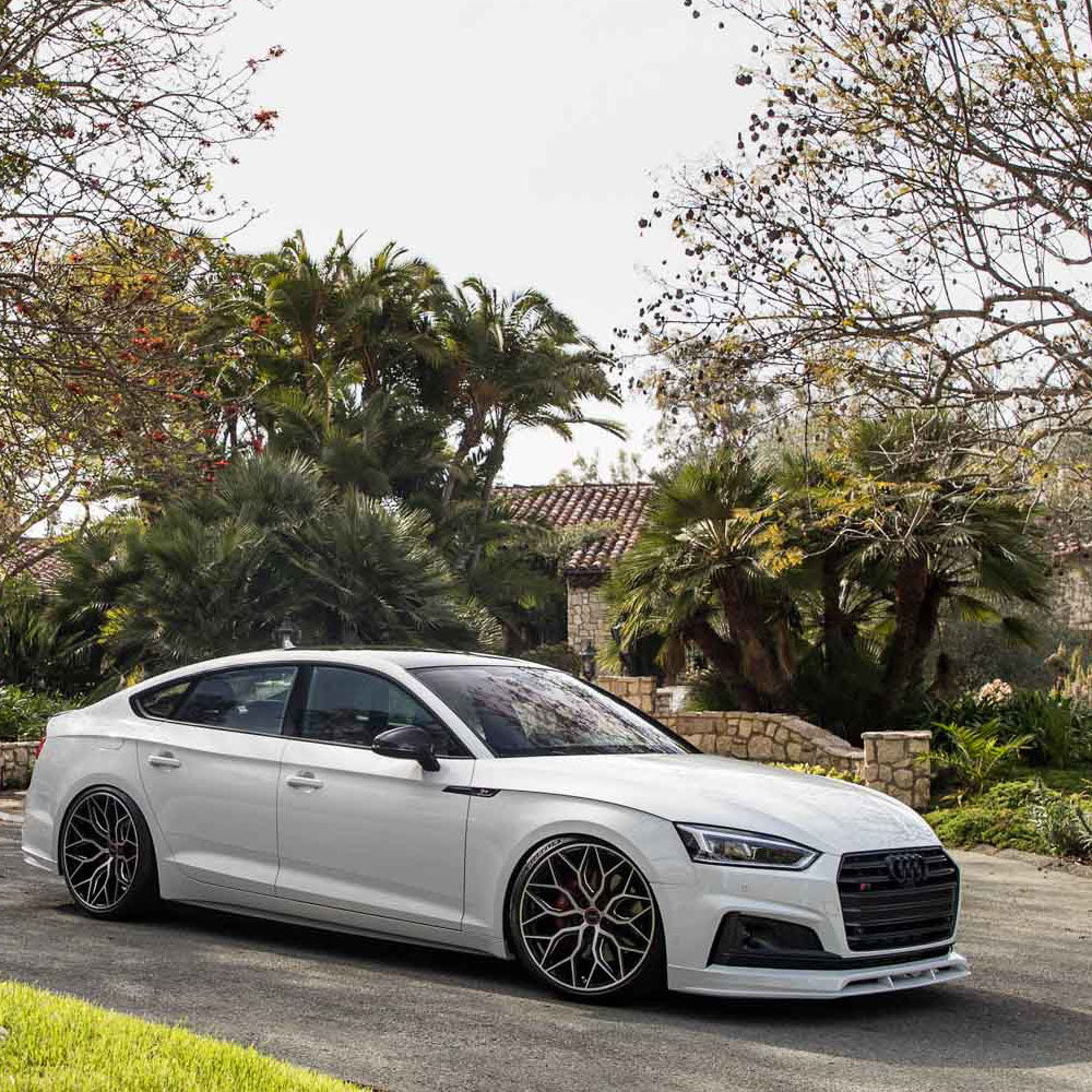 19" Vossen HF2 Black 19X9 19X9 1096 Concave Wheels Rims Fits Audi C6 A6 Quattro