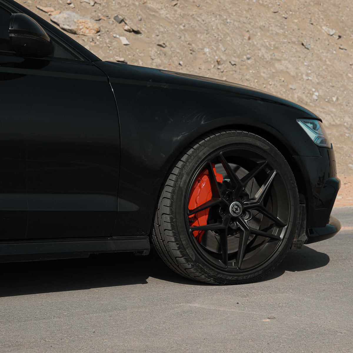19" HRE FF11 Black 19x9 Forged Concave Wheels Rims Fits Audi C6 A6 Quattro