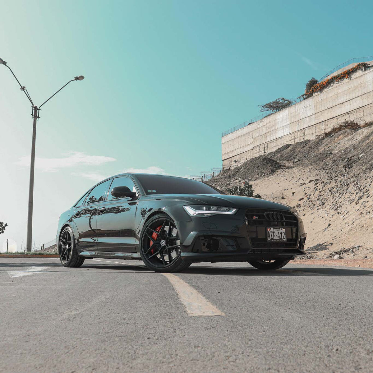 20" HRE FF11 Black 20x9 Forged Concave Wheels Rims Fits Audi S6