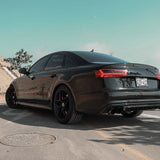 19" HRE FF11 Black 19x9 Forged Concave Wheels Rims Fits Audi C6 A6 Quattro