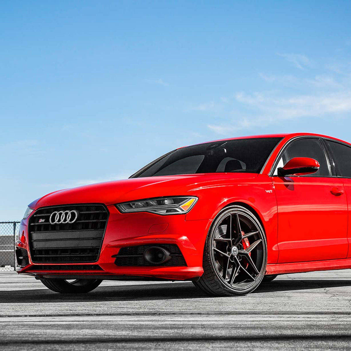 20" HRE FF11 Black 20x9 Forged Concave Wheels Rims Fits Audi S6